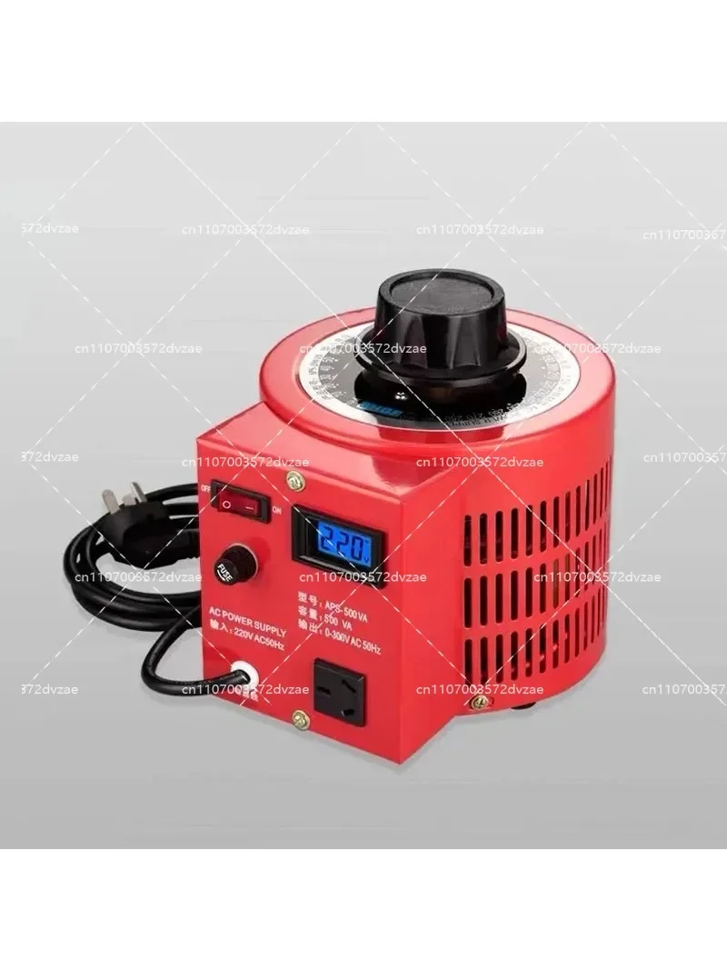 Single-Phase Variable Transformer 1000VA/2000VA 0-300V Output Regulator Electrical Control Power Adjustment Tool for Home