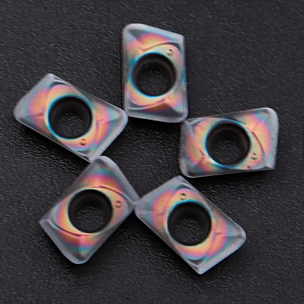 10pcs JDMT070204 / JDMT070208  JDMT 0702 Right Angle Small Diameter Milling Insert for ESE Tool Holder