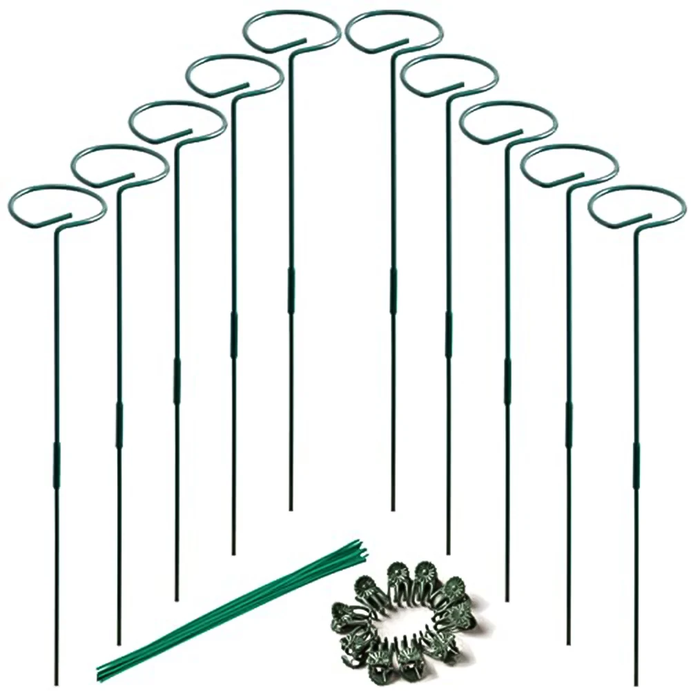 

10Set Plant Support Stakes 30 Inch Stem Sticks For Indoor Outdoor Garden Flower Gardening Outdoor Living Tools Accessories