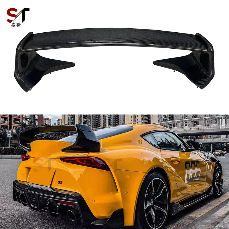 

Suitable for Toyota SUPRA Bull Demon King A90 A91 Carbon Fiber Tail ST Spoiler Fixed Wind Wing Modification