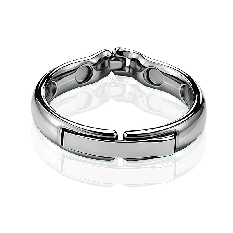 Sexy Toys For Couples Men's Magnetic Phimosis Obstruction Corrector Bondage Exercis Enlarged Lock Sperm Ring Adult Intimat Goods