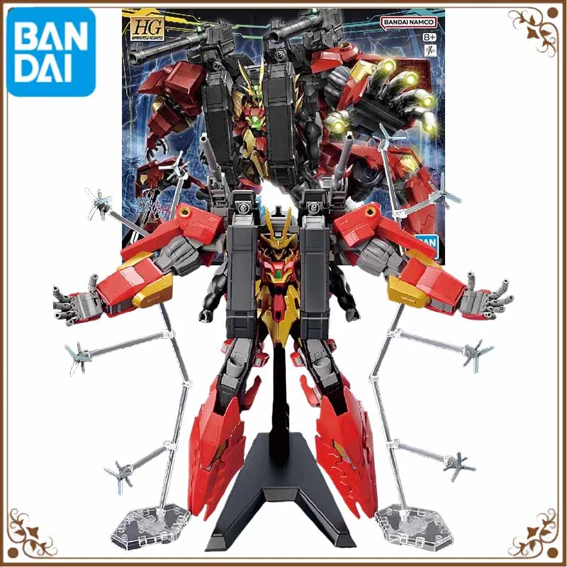 

Bandai Original Gundam HG Series TYPHOEUS GUNDAM CHIMERA Anime Action Figure Assembly Model Toys Collectible Model Ornaments