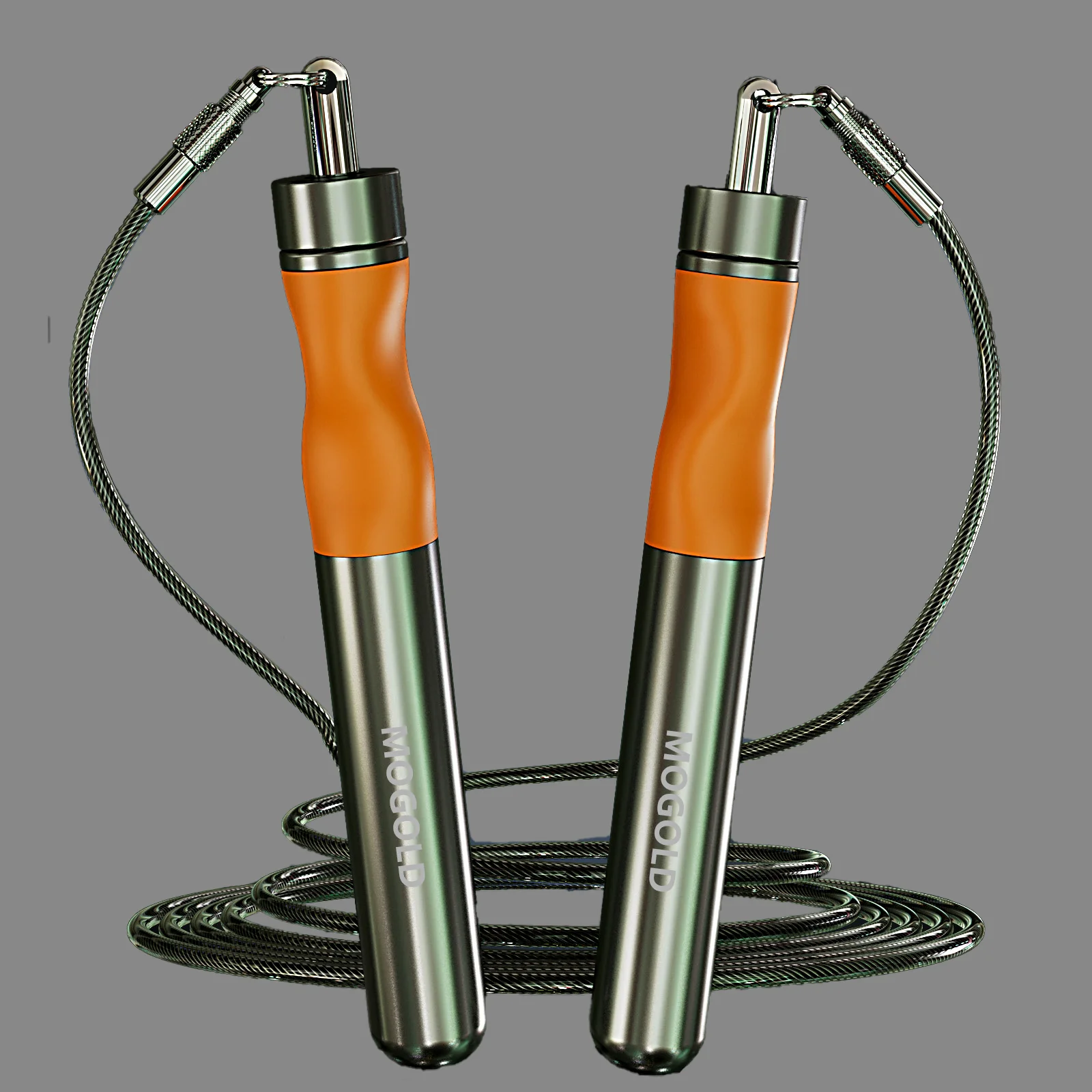 Fitness Jump Rope, anti-tangle racing rope, aluminum alloy handle, buckle design can switch 3.0-5.0 different weight rope