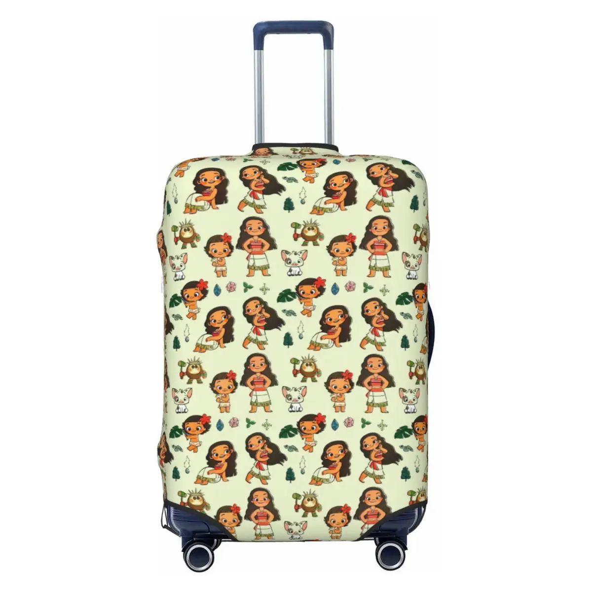 

Custom Moana Cartoon Travel Luggage Cover Washable Suitcase Cover Protector Fit 18-32 Inch