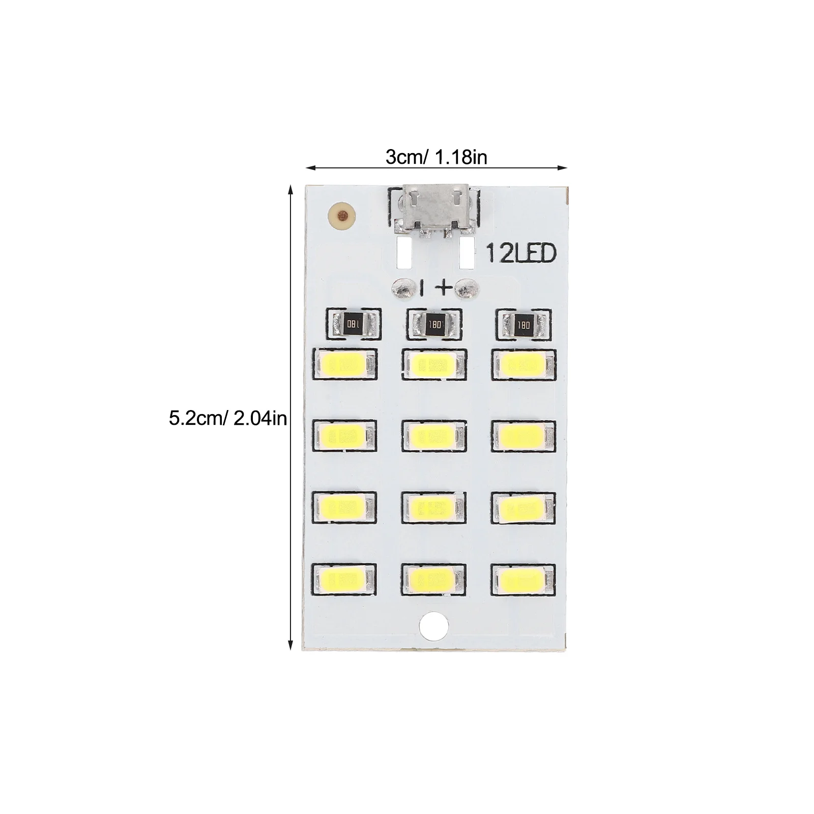 6pcs Led 라이트 패널 12 Leds Usb 휴대용 램프 자동차 인테리어 조명 캠핑 야외 트레일러 Rv 트럭 액세서리