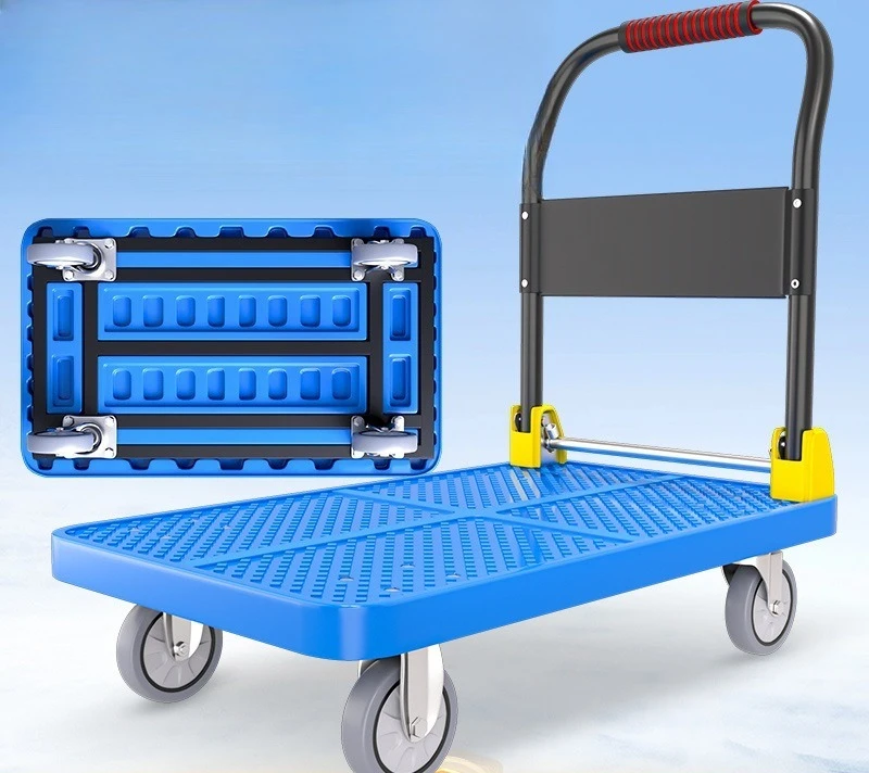 

Cart, handling, blow molding, household, trolley, pulling, folding
