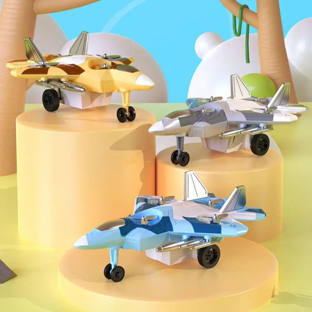 

Fighter Jets Aircraft Model Toy Educational Learning Friction Powered Aircraft Toy Creative Inertial Inertial Fighter Toy