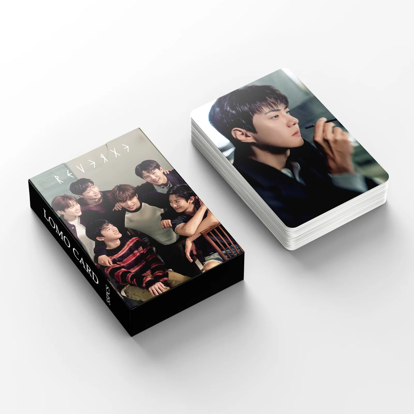 

Набор из 55 ломо-карточек с изображениями айдолов-мальчиков из новой серии: высококачественные открытки с Бэкхёном, Сехуном, Кай, Сухо, Чанёлом, Сехуном, Сюмином, D.O. Подарок для фанатов LAY