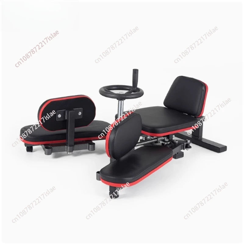 

Fitness Leg Thigh Stretcher Stretching Machine Gym Training Casters PU Leather