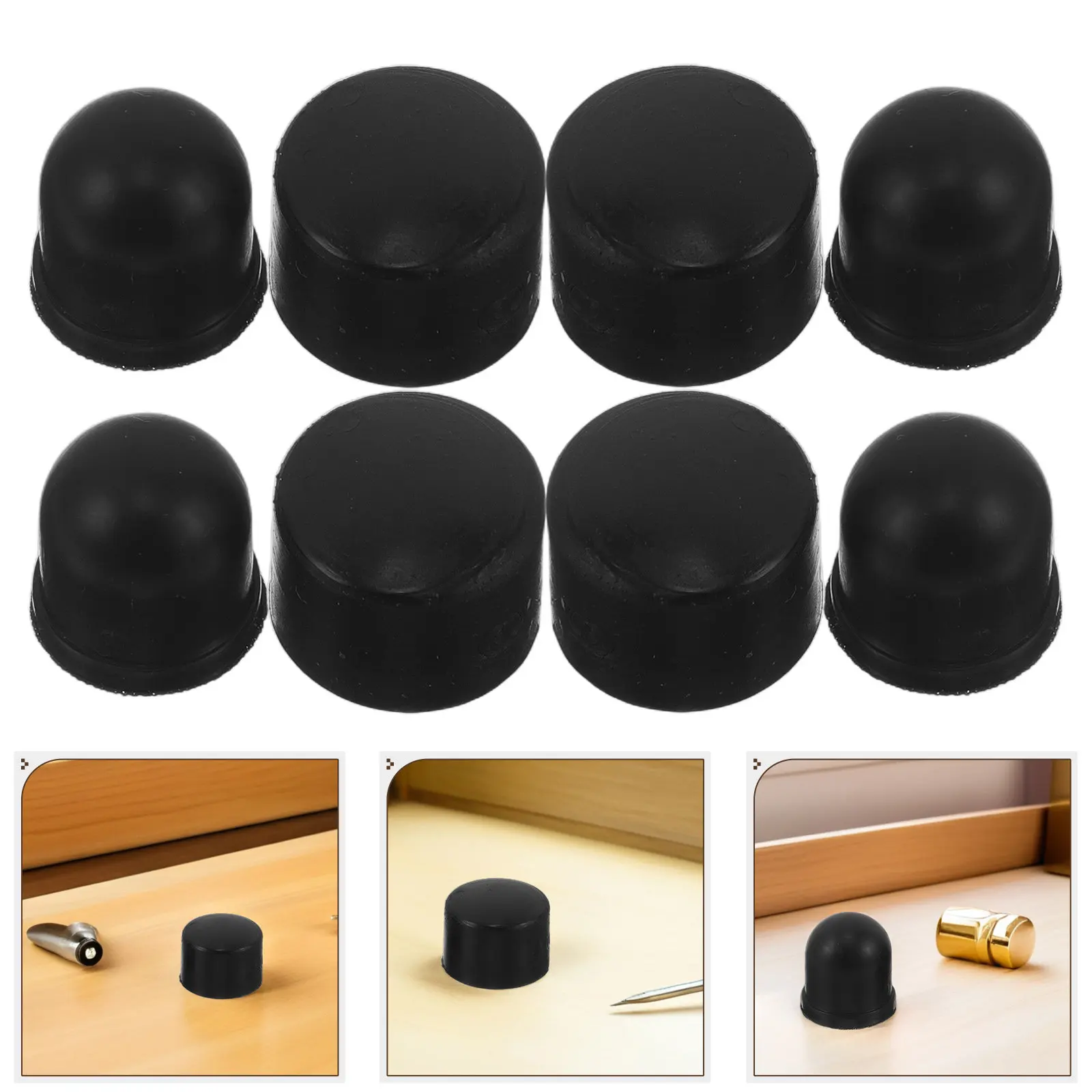 

8Pcs Skateboard Shock Pads High-Elasticity Vibration Damping Bushings for Truck Hardware Noise Reduction Skateboard