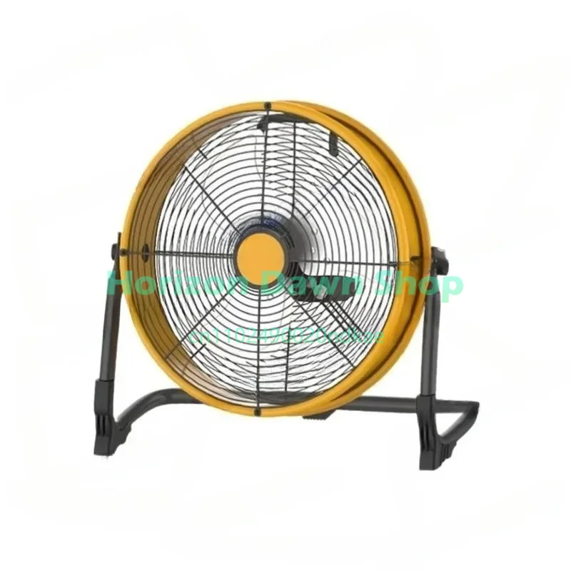 Household powerful high-power industrial floor fan Outdoor portable solar charging floor fan