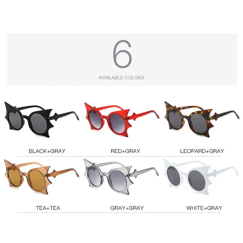 RBROVO 2023 Butterfly Vintage Sunglasses Women Bat Punk Eyewear Women/Men Funny Glasses Women Lunette De Soleil Femme UV400