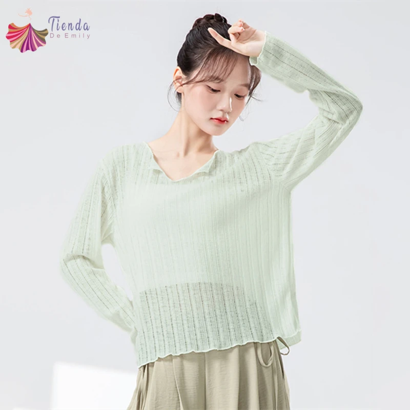 mulheres-malha-pura-superior-camisa-de-manga-longa-danca-moderna-u-pescoco-blusa-elegante-leve-ver-atraves-de-roupas-de-pratica-casual-blusa-wear