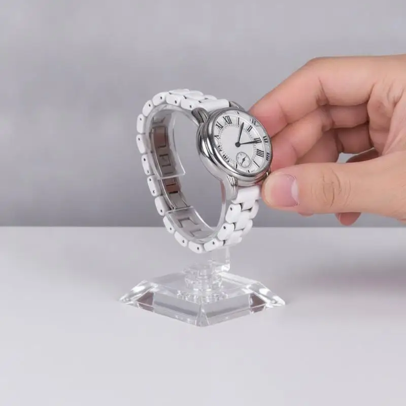 5 Pcs Clear Watch Display Stand Transparent Bracket Practical Bracelet Display Prop Perfect Gift for Watch Enthusiasts