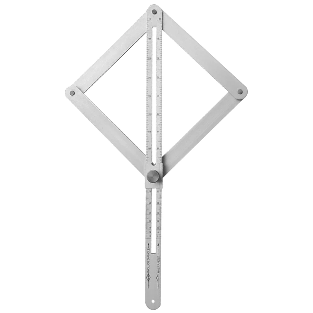 

tainless Steel Angle Cutting Tool Miter Protractor Angle Tool For Woodworking Corner Measuring Gauge Ruler