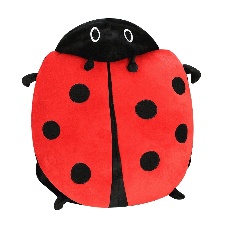 Hot Sale Interesting Wearable Ladybug Shell Funny Party Cosplay Doll Stuffed Soft Plush Sleeping Pillow Bed Cushion Game Gift