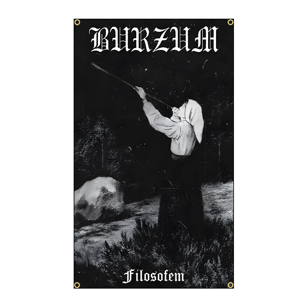 Burzums Flags Polyester Digital Printing Banner for Bedroom Wall Art Out Door Tapestry Decoration