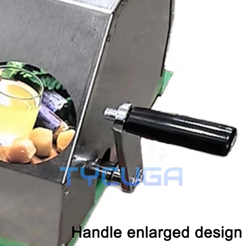 Commercial Sugarcane Juicer Stainless Steel Hand-Cranked Manual Sugarcane Ginger Squeezer  Sugarcane Juicer Cane-Juice Machines