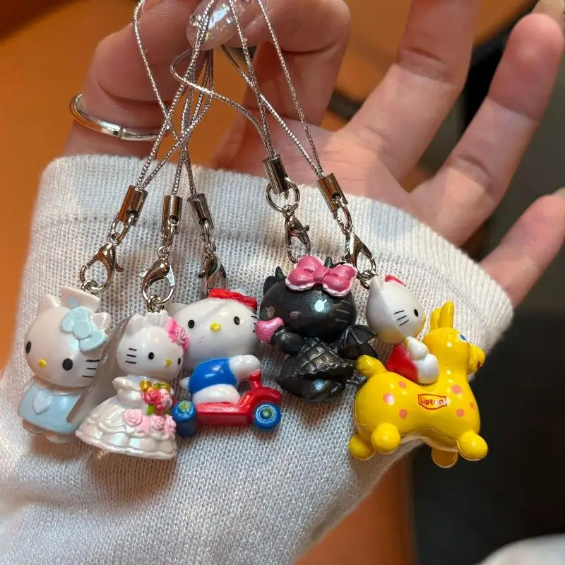 مرحبا كيتي قضية الهاتف المحمول قلادة CCD كاميرا قلادة اليابانية والكورية سماعة غطاء الديكور حقيبة الديكور #2