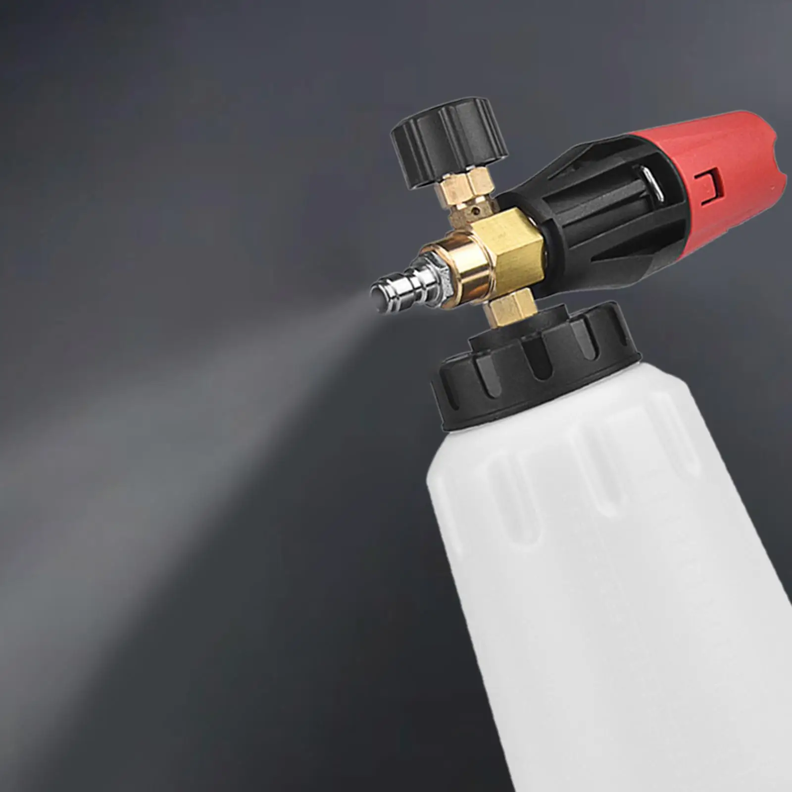 泡噴霧器洗車ボトル洗浄ポンプクリーニングツール1-4インチクイックコネクトクイックリリース調整可能