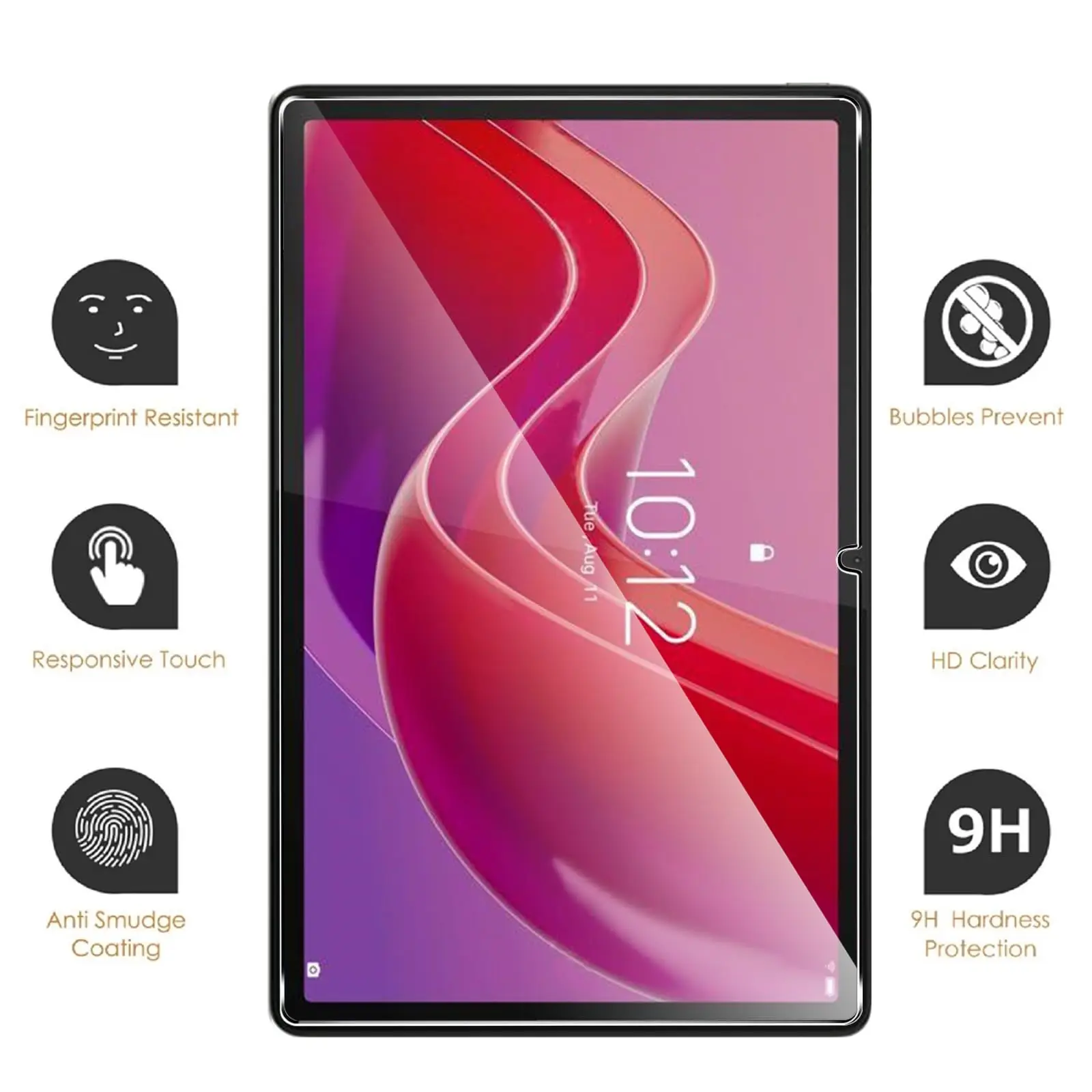 Pelindung layar untuk Lenovo Tab M11 2024 11 inci 9H kekerasan antigores kaca Tempered definisi tinggi untuk Lenovo Tab M11 2024