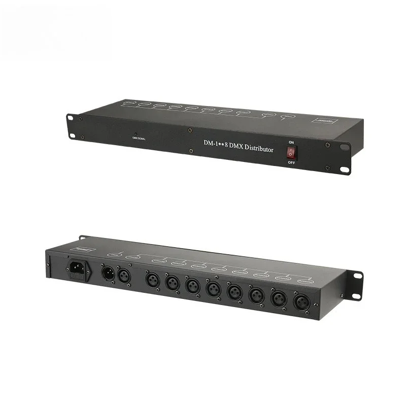

4-Channel 8-channel stage light signal amplifier DMX512 signal amplifier five-core photoelectric Pa light distributor