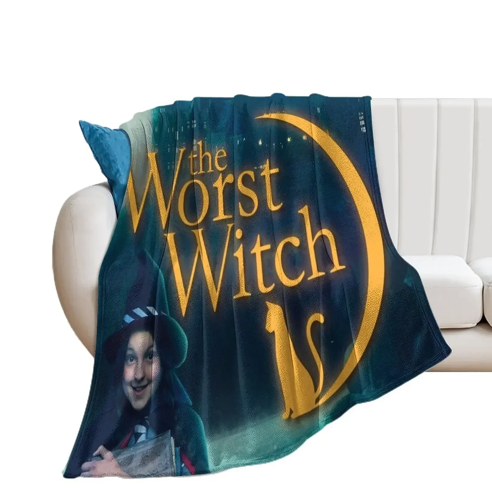 

The Worst Witch Throw Blanket Polar Bed Sofa Quilt wednesday Blankets