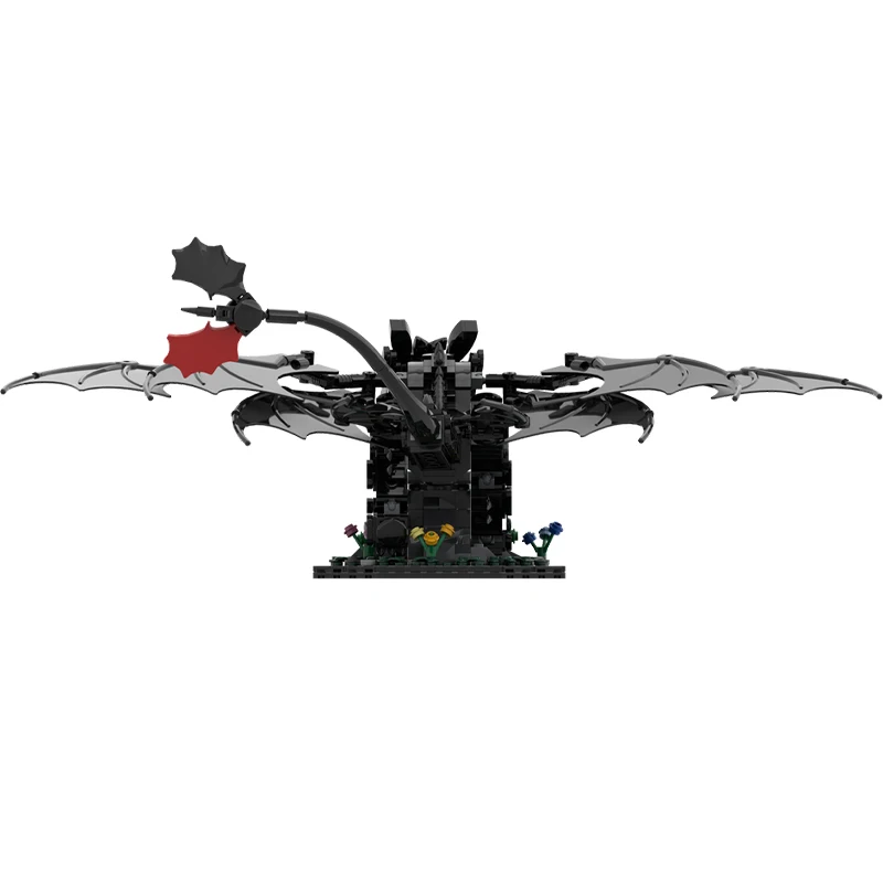 699pcs MOC Toothless Model Building Blocks Living Room Decor, Bedroom Decor, Office Decor, Home Decor For Brother Birthday Gift