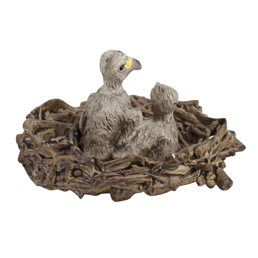 

Wild Animals Educational Toys Young Eagle Figures Bird Nest Model Plaything Adornment Birds Realistic Mini