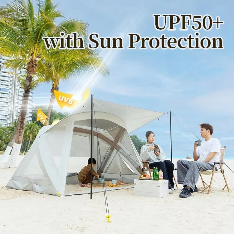 Fast Inflatable Spacious Inflatable Oxford Double Layer Waterproof 2000-3000 mm Summer Camping Tent Family Backyard