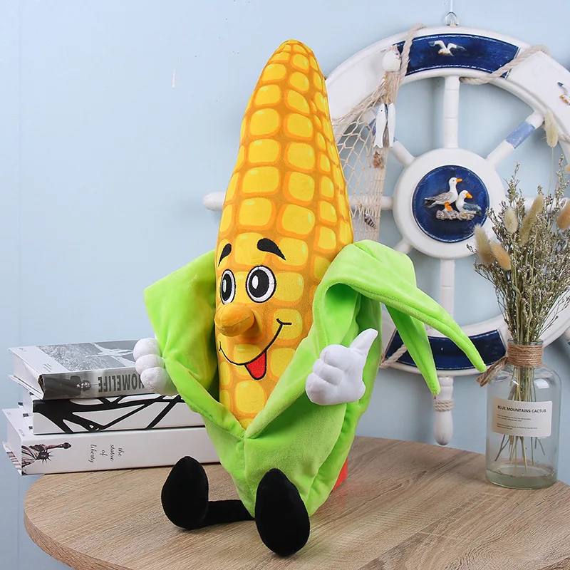 80 centimetri Del Fumetto Mais pannocchia di mais peluche bambola frutta verdura cibo Anti-stress morbido cuscino divano auto arredamento della stanza ornamento Cuscino regalo