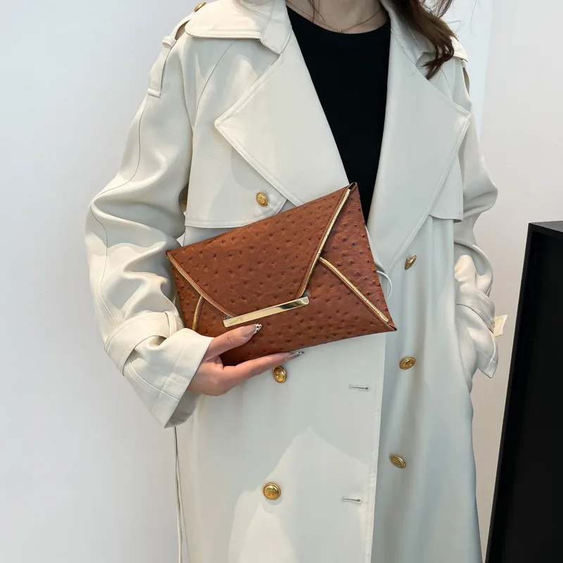 

1 шт., простой клатч из искусственного материала, вечерняя сумка в корейском стиле, женская сумка-конверт