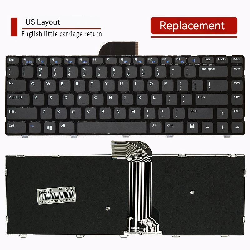 Laptop Keyboard for Dell Inspiron 14r 3437 14R  3421 14-5421 v2421 5421 5435 2421 5437 M431R 3437