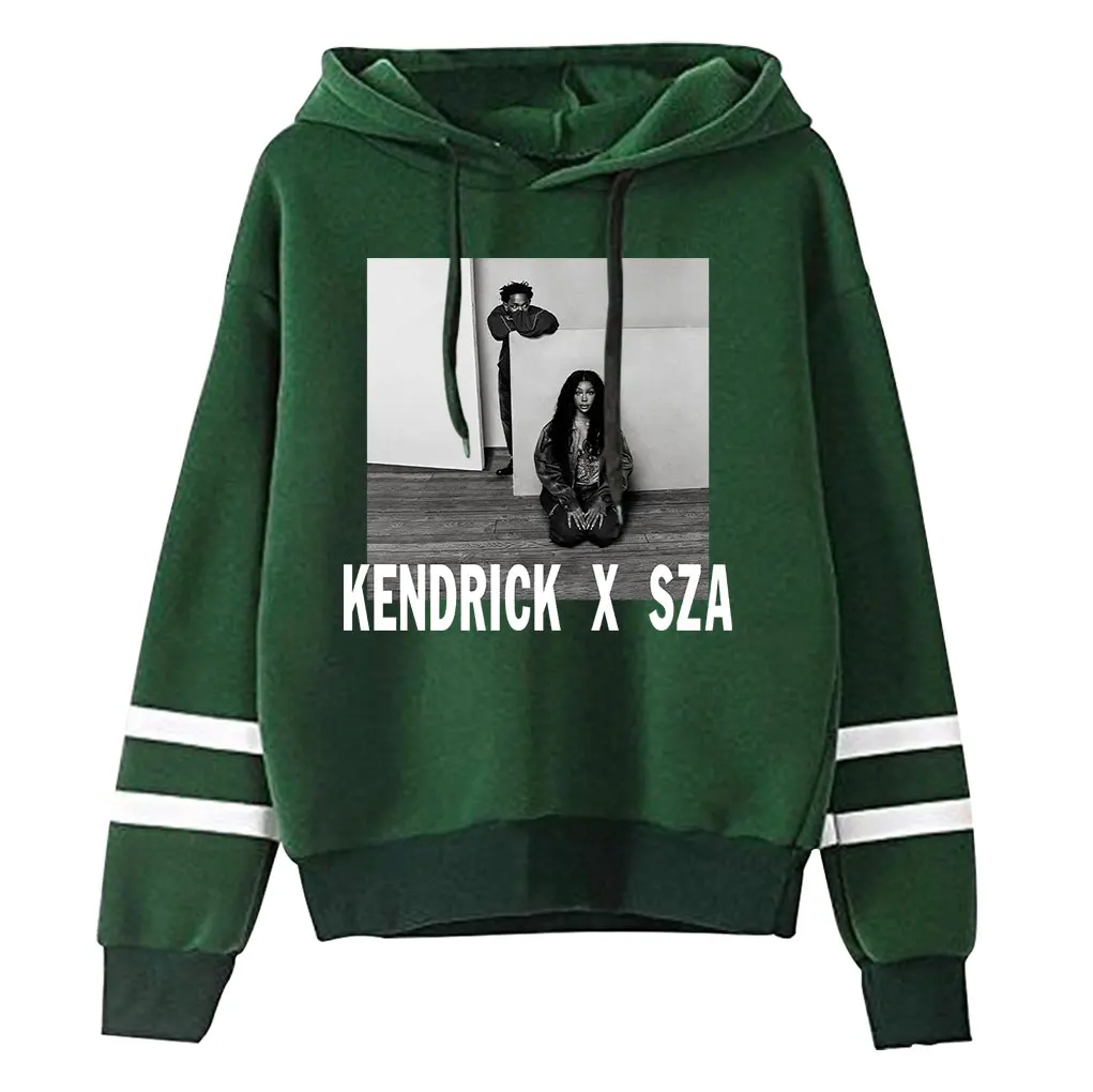 Kendrick Lamar And SZA merch The Grand National Tour  hooded  Pocketless Parallel Bars Sleeve Sweatshirt Women Men