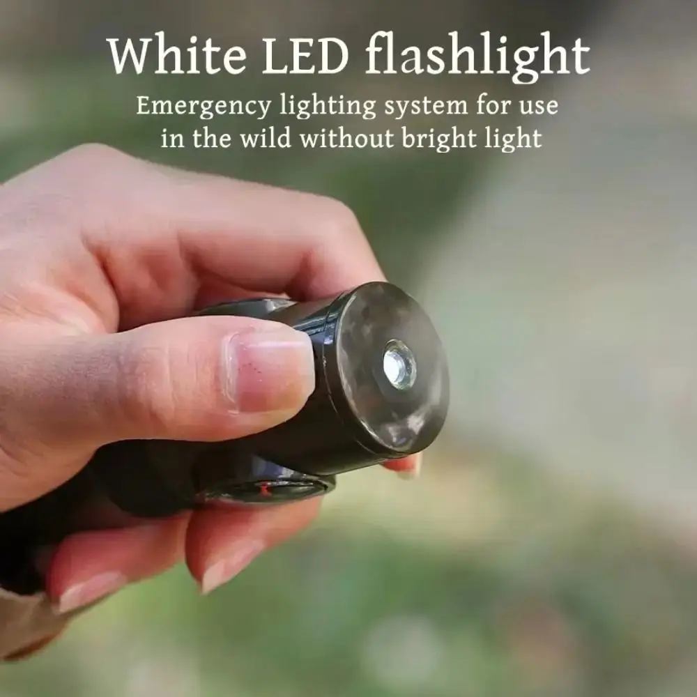

7-in-1 Emergency Survival Whistle Compass Multifunction Outdoor Survival Whistle Portable High Decibel 7-in-1 Emergency Whistle