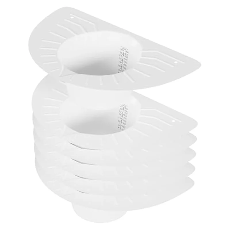 【B89E】Toilet Hats For Urine Collection, Universal 6 Pack 30 Oz/900 Cc Pee Urinal Sample Cup Container Set