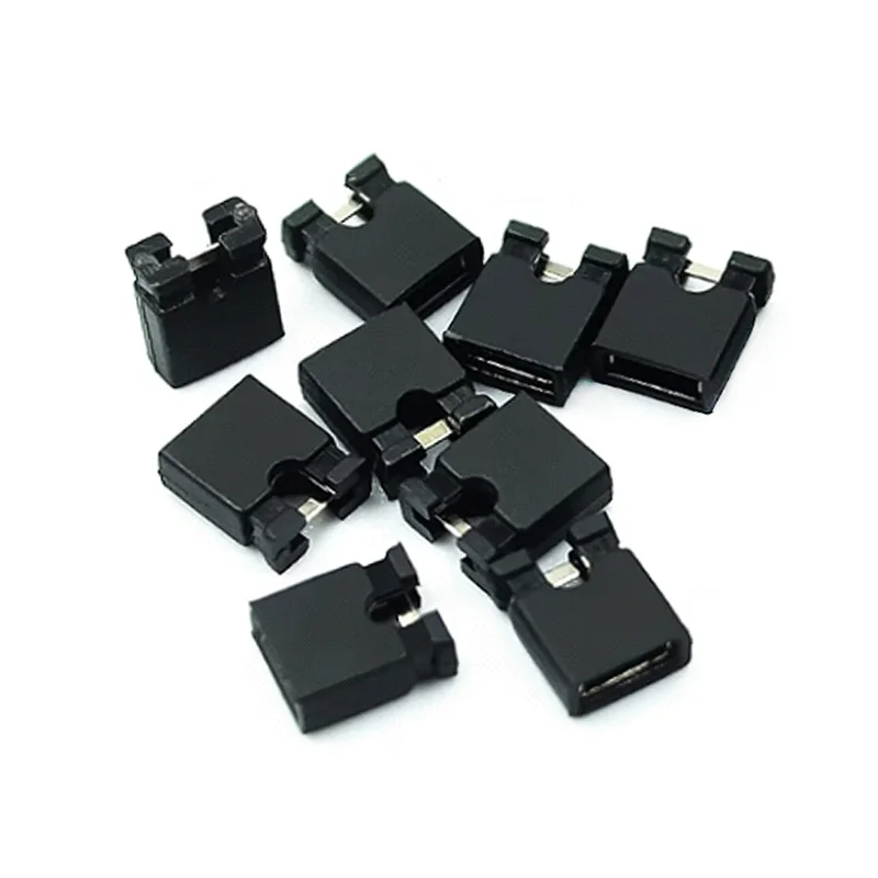 30PCS 2.54MM Jumper Cap Short-Circuit Cap Short-Circuit Block Connection Block Pin Header Connection Block