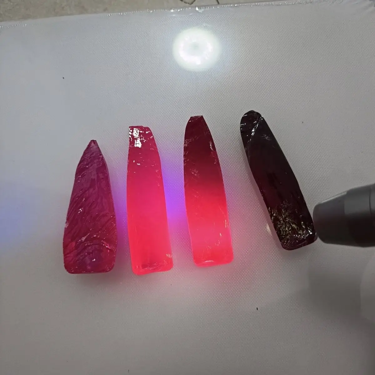 2#3#5#8# Ruby stone lab Raw material Red ring surface bare stone mineral crystal red corundum decoration stone hardness 9 mohs