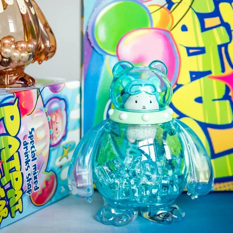 Heyone Kawaii Paipai Special Mixed Drinks Shop Series Anime Figure Guess Bag Ornament Figurines Home Decor Dolls Model Girls Gif