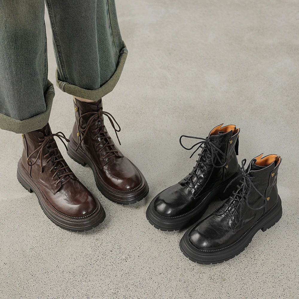 

Мотоциклетные ботинки из матовой кожи с перекрестным ремешком, сексуальные модные женские ботинки разных цветов с квадратным носком, новые поступления