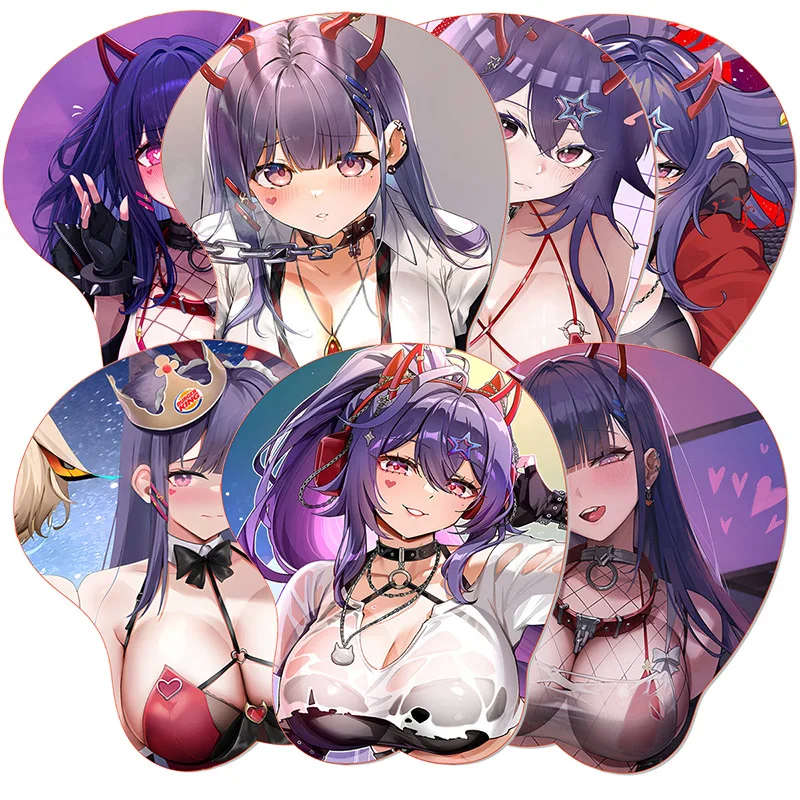 

Sexy Akuma Nihmune OPPAI Mouse Pad Mousepad Anime Waifu Cups Season 6 Numi Silicone 3D Wrist Rest MousePad Sexy Hentai Mouse Mat