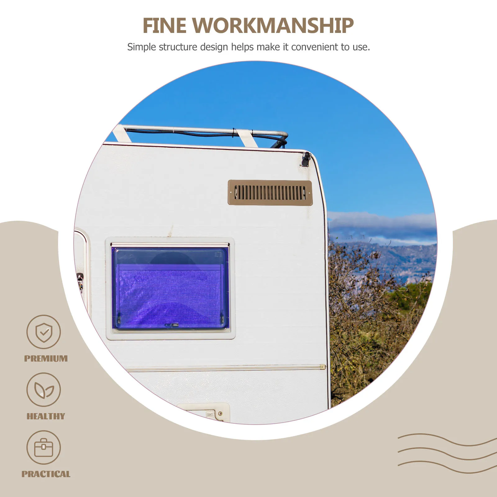 

Floor Vent ABS Ductwork Register Grille Air Outlet Home Commercial Replacement Floor Register Exhaust System Vents