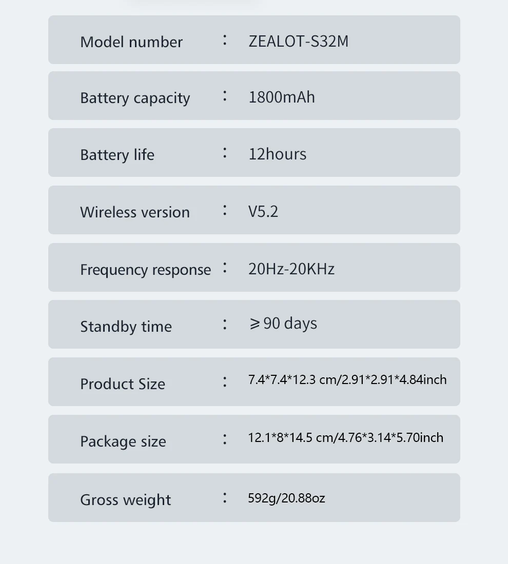 ZEALOT-S32 Tragbarer Bluetooth-Lautsprecher, Kabelloser Lautsprecher mit 2 Mikrofonen, für Strandpartys und Geburtstagsfeiern, Wasserdichter Lautsprecher – Detail 5