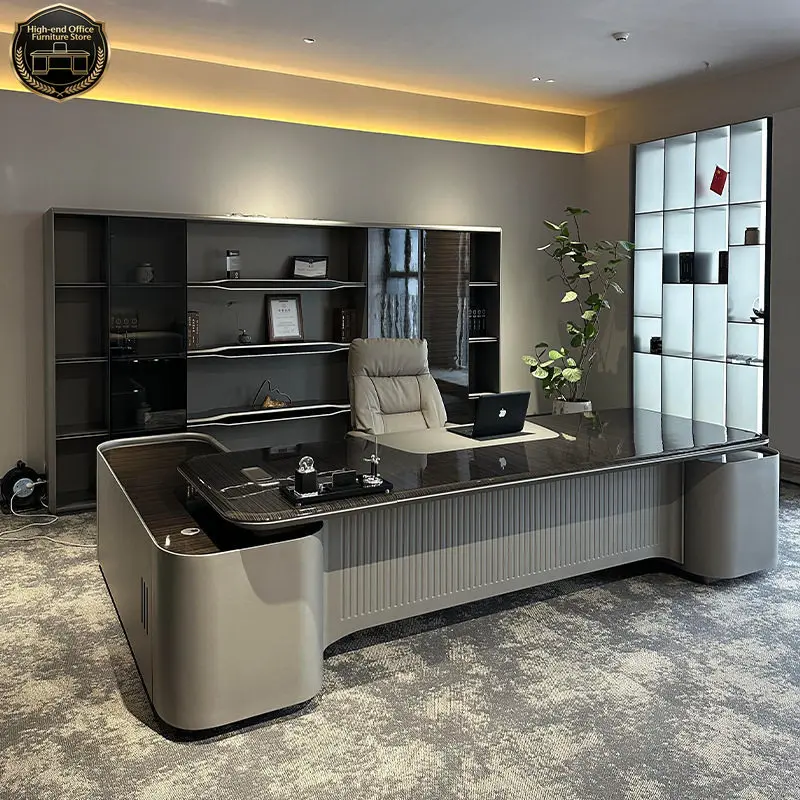Luxury with a touch of elegance President and Chairman's desk room offices office desks and workstations Computer desk