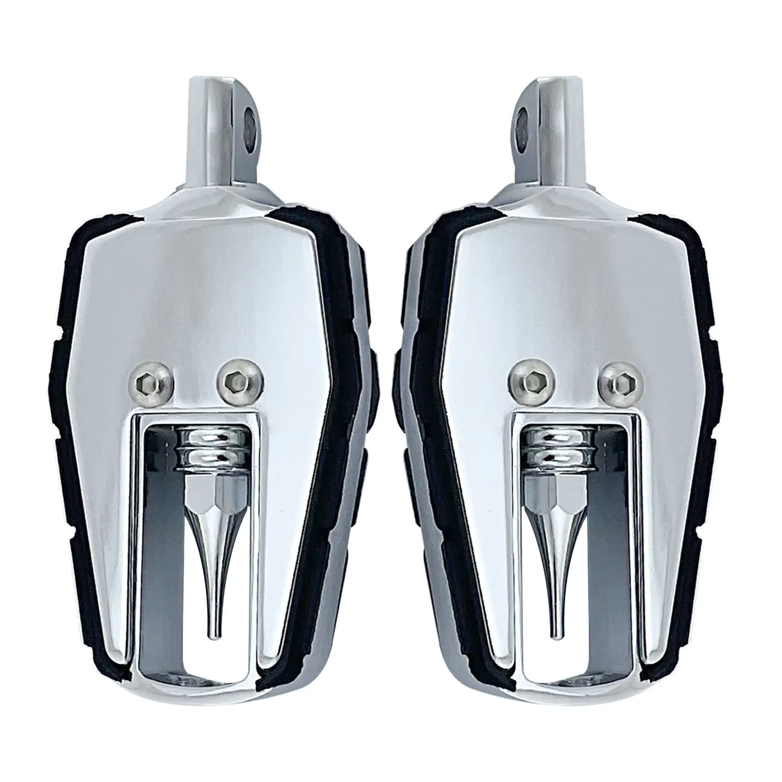 Motorcycle Chrome Highway Skull Foot Pegs for Harley Davidson Softail Sportster Dyna Street Bob Touring