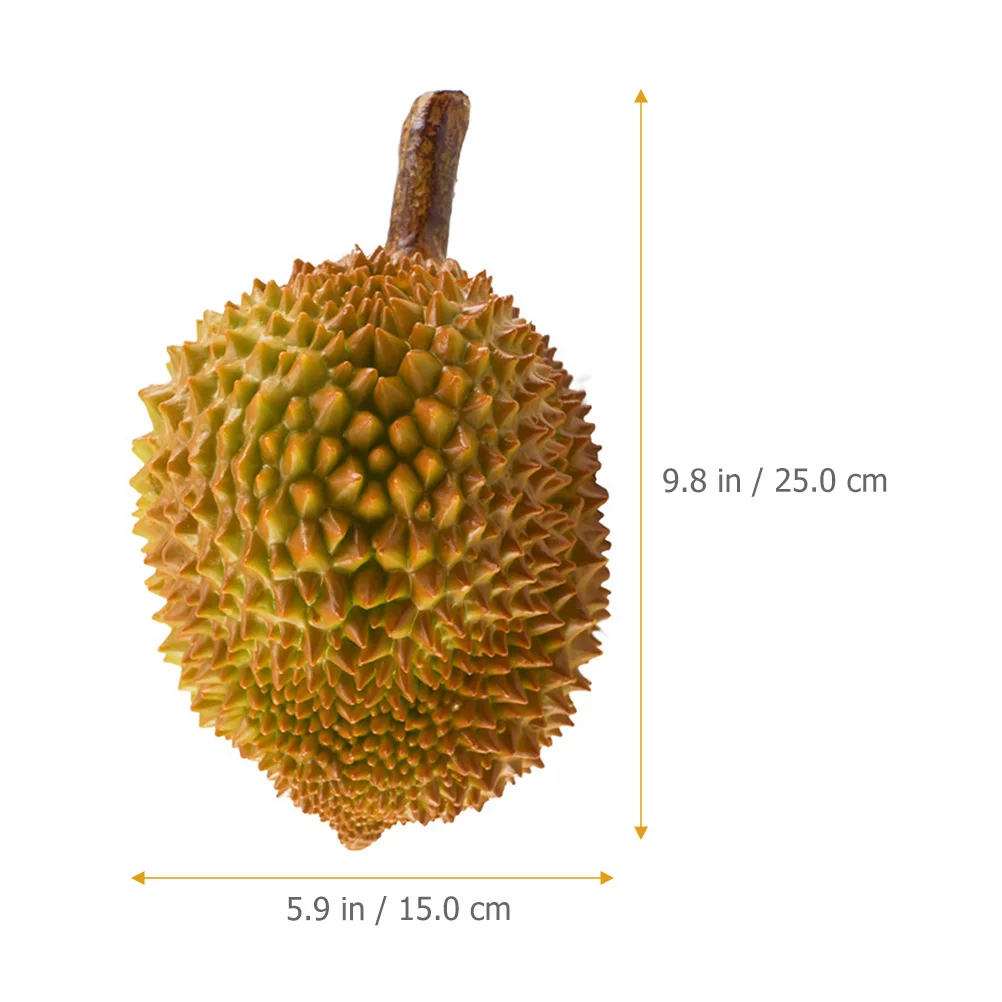 1pc Artificial Durian Decoration Simulation Fruit Premium Fake Durian For Home Kitchen Table Centerpiece Party Decor Photography