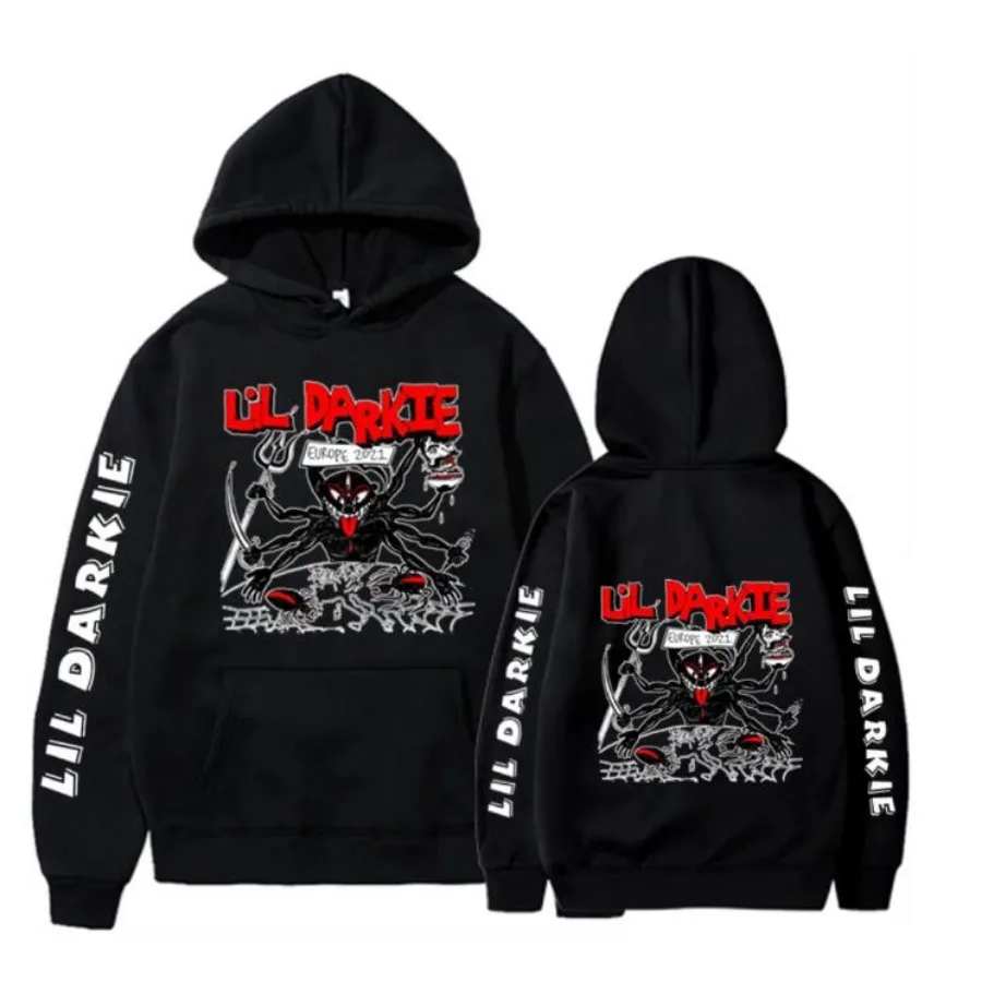 Lil Darkie Hoodie Vrouwen Heren Capuchon Sweatshirt Streetwear Oversized Lange Mouw Mode Harajuku Pullovers Kleding Voor Tieners