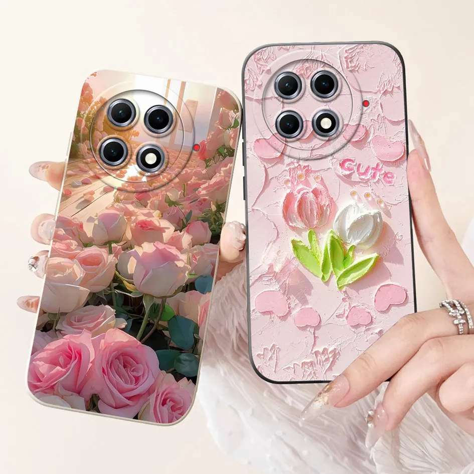 For Tecno Camon 30S Pro Case 2024 New Fashion Flower Rabbit Funda Lens Protective Cover For Tecno Camon 30S 30 S Camon30s Bumper