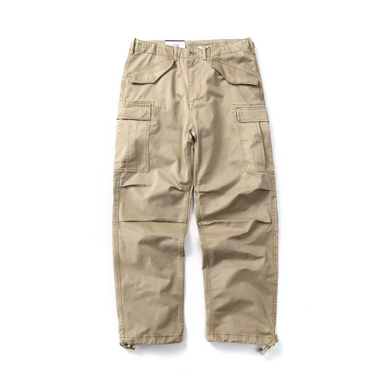 RRL خمر فضفاض مستقيم الساق متعدد كيت المظلي العمل بنطلون الثقيلة دو عارضة السراويل للرجال الشباب الطاقة Sle