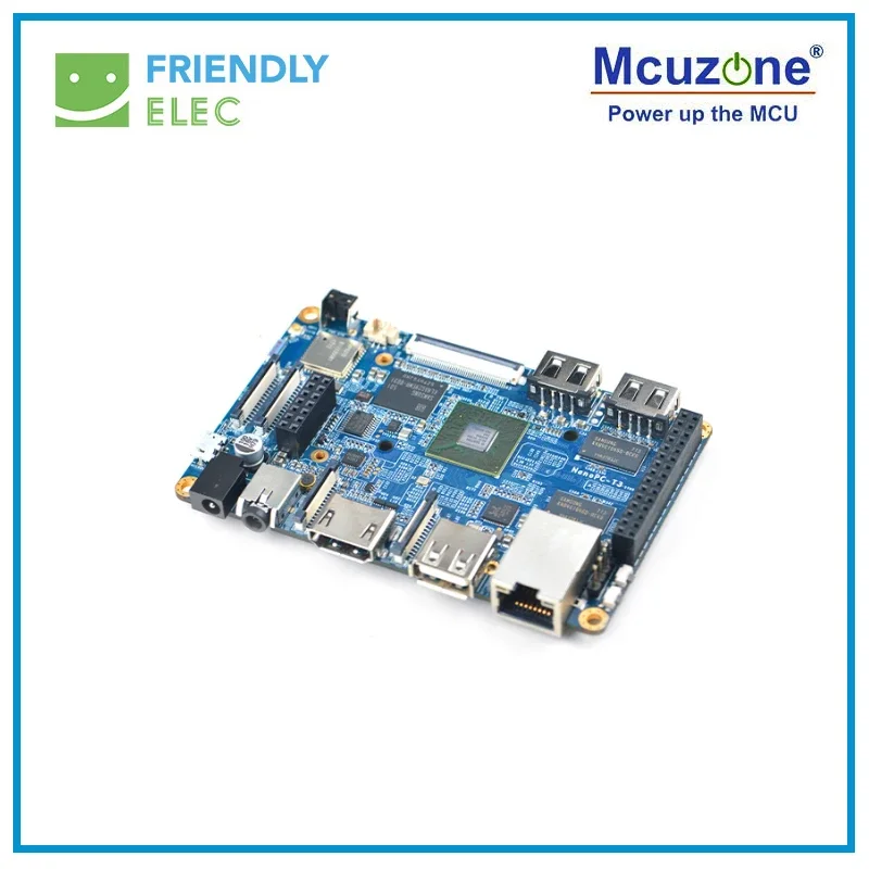 NanoPC T3 plus Octa-Core S5P6818 RealQvol FriendlyELEC Placa with Gigabit Ethernet WiFi Bluetooth 16GB eMMC HDMI Android